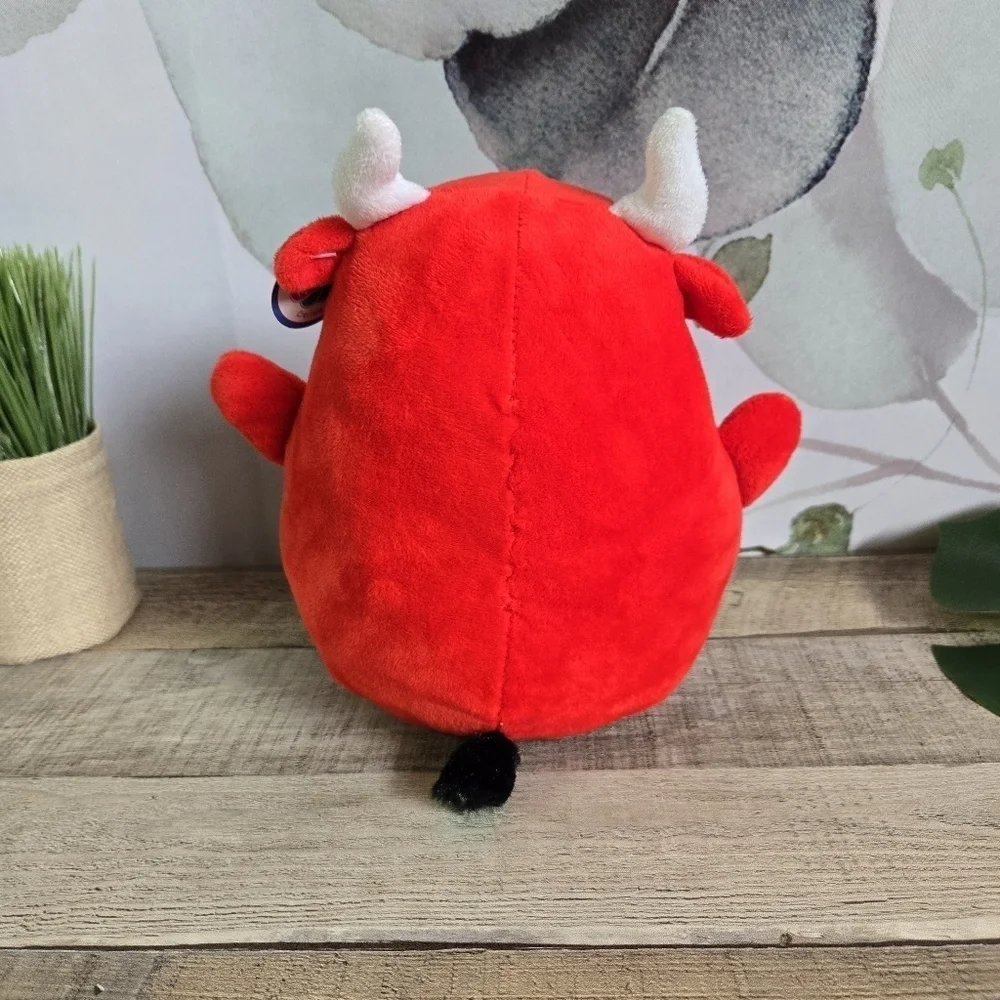 NANCO | Red Plush Bull Toy